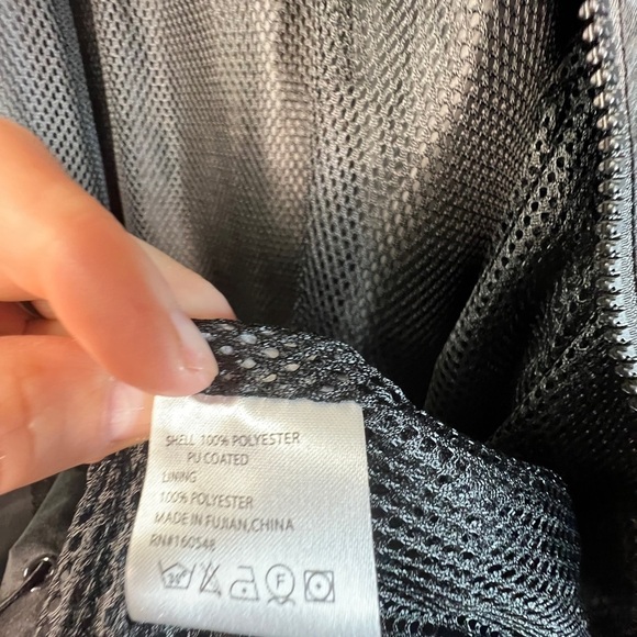 NWT Crazy Apparel Arizona Windbreaker Jacket With Removable Hood size large - Picture 9 of 10